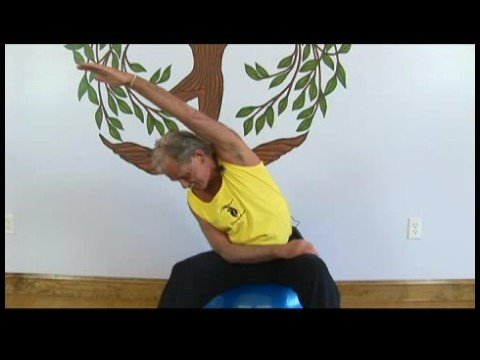 Yoga Sağlık Ve Sağlıklı Yaşam Egzersizleri : Yoga Topu Sol Kol Uzantıları