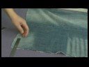 Geri Dönüştürülmüş Kot Pantolon Çanta & Carryalls Yapım : Kot Çanta: Kayış İçin Şeritler Yapma  Resim 3