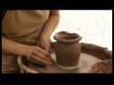 Kil Çömlek Çökme Ve Moment Tekniği : Kil Vazo Tork Üretme İpuçları Resim 4