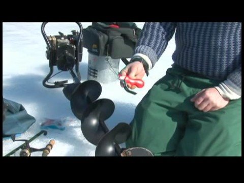 Buz Balıkçılık İpuçları Ve Teknikleri : Buz Balıkçılık Bir Burgu Bileme 