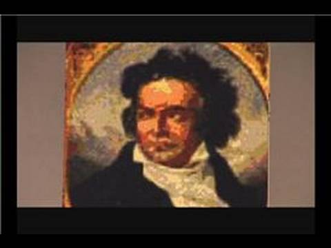 Keman çalan Ludwig Van Beethoven : Beethoven\'In Müzik Tarihi Resim 1