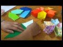 Origami Modelleri : Origami Kiraz Çiçeği Levha