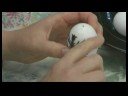 Nasıl Dekupaj Yumurta Yapmak: İsviçre Dekupaj Yumurta: Üzerinde Şeritler Yapıştırma Resim 3