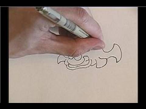Karikatür Palyaço Balığı Nasıl Çizmek İçin Çizim Karikatür Balık :  Resim 1