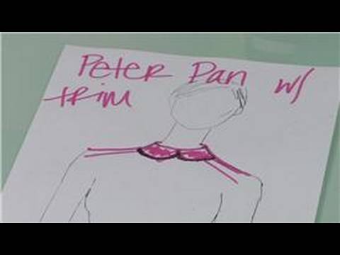 Küçük Yaka İçin Moda Tasarımı : Moda Tasarımı Peter Pan Yaka & Döşeme Resim 1