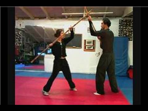 Dövüş Sanatı Bo Personel Teknikleri: Bo Staff Teknikleri: Dolunay Hareket Resim 1