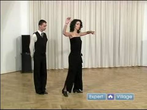 Nasıl Foxtrot Dans : Fokstrot Dansı Bayanlar İçin Kaya Adım Geri  Resim 1