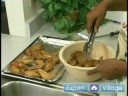 Tatlı Yemek Pişirmeyi & Baharatlı Tavuk Kanatları : Tavada Tatlı & Baharatlı Tavuk Kanatları Koyar  Resim 3