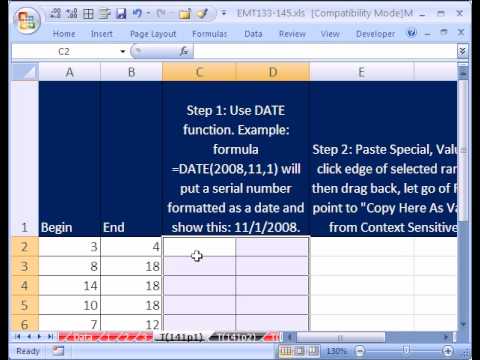 Excel Büyü Hüner #141 Bölüm 1: Tarihleri Gün Sayıları