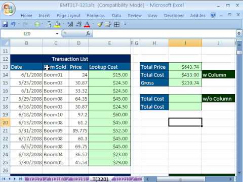 Excel Sihir Numarası 320: Arama Ekleme: Topla Ve Etopla Resim 1
