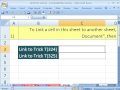 Excel Sihir Numarası 326: Köprü Çalışma Sayfası Çalışma Sayfası İçin