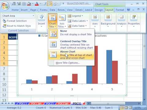 Excel İstatistik 58: Ayrık Olasılık Grafiği 2 Veri Kümeleriyle