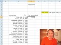 Bay Excel Ve Excelisfun Hile 33: İlk Pazartesi İçin Raporlama Dönemi Resim 2