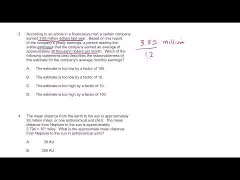 Mtel Matematik Deneme Testi: 1-4