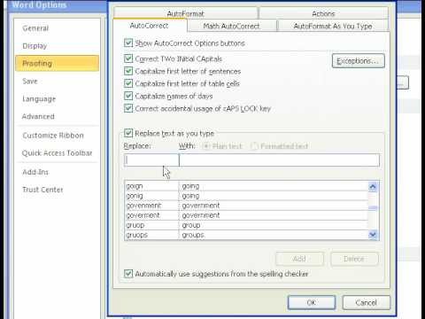 Excel Büyü Hüner 485: Steno Hız Yukarıya Tipik Otomatik Düzelt'i Kullanarak Oluşturma