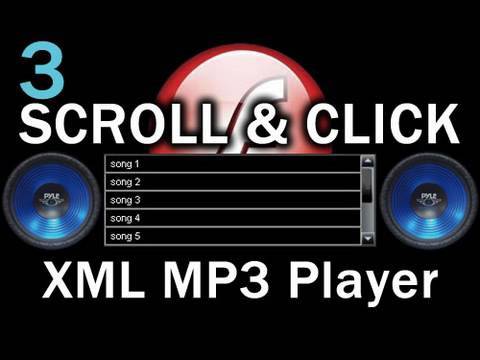 3. Flash Kaydırma Ve Tıklayınız Songs Mp3 Müzik Çalar Actionscript 3.0 Xml Öğretici Resim 1