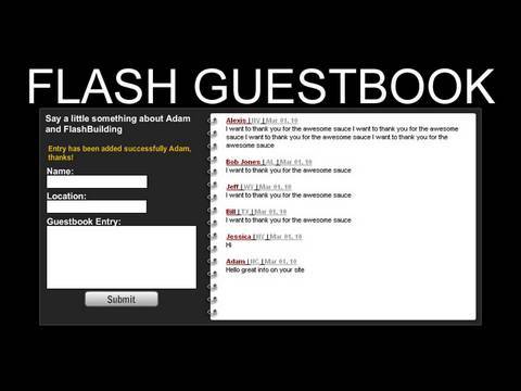 Flash Web Sitesi Ziyaretçi Defteri As3 Mysql Eğitimi Ve Ücretsiz Düzenlenebilir Kaynak Dosyaları