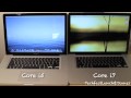 15" 2.4 Ghz Core İ5 Vs 2.66 Ghz Core İ7 Macbook Pro Çizme Yukarıya Showdown! Resim 4
