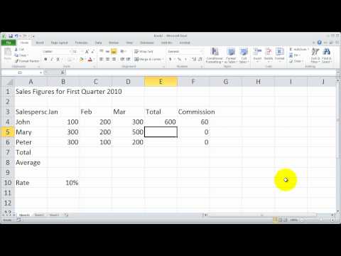 Bölüm 5 - Excel 2010 Temelleri Resim 1