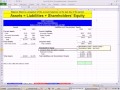Excel Finans Sınıfını 09: Çalışma Sermayesi, Likidite, Borç, Eşitlik, Piyasa Değeri Bilanço, Resim 2
