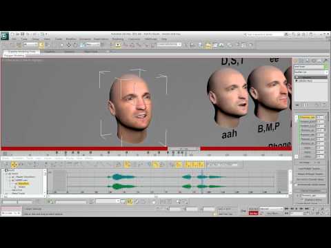 Morpher Değiştirici--Bölüm 2 Kullanarak Animasyon Yüz İfadeleri