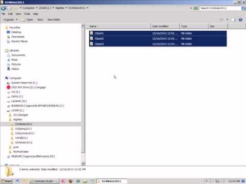 Office 2010 Sınıf #03: Windows Explorer'ı Kullanarak Dosya Yönetimi İçin Sistem Klasörleri Oluşturma Resim 1