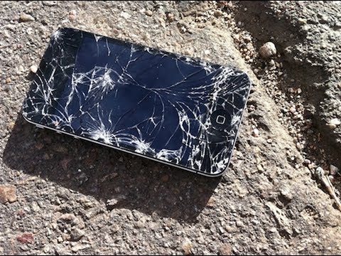Apple İphone 4S Damla Testinden 50 Ayak Cliff Resim 1