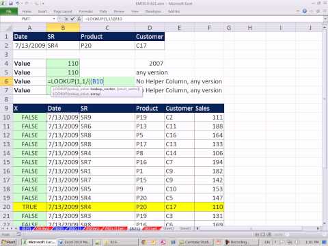 Excel 2010 Büyü Hüner 821:4-Hiçbir Çoğaltmaları 2007 Ve 2003 Yöntemi Olduğunda Yol Arama