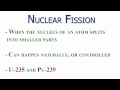 Kimya Ders - 23 - Nükleer Fizyon