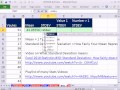 Excel Sihir Numarası 841: Bir Standart Sapma Ortalama, Sayma Ve Koşullu Biçimlendirme Değerlerini Yukarıda