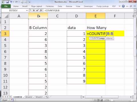 Excel Sihir Numarası 854: Kont Nasıl Çok 1S Veya Bu 2S Veya 3S Orada İçin Eğersay İşlevini Sütunda Resim 1