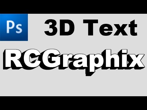 Photoshop Öğretici: Oluşturma Bir 3D Metin Etkisi - Hd- Resim 1