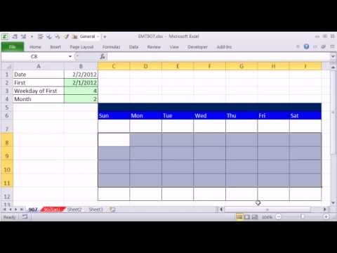 Excel Sihirli Numara 907: Nasıl Excel Takvim Yapmak (4 Örnekler) Resim 1