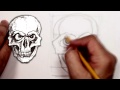 Bir Kafatası - Çizmek İçin Nasıl Kötü Kafatası Çizim