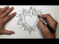 Alevler - Bir Kalple Çizmek Nasıl Bir Aşk Kalbi Yanıyor Resim 4