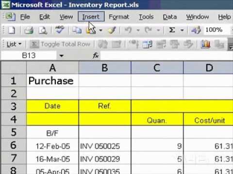 Microsoft Office Excel 2003 Birden Çok Sütun Ekle Resim 1