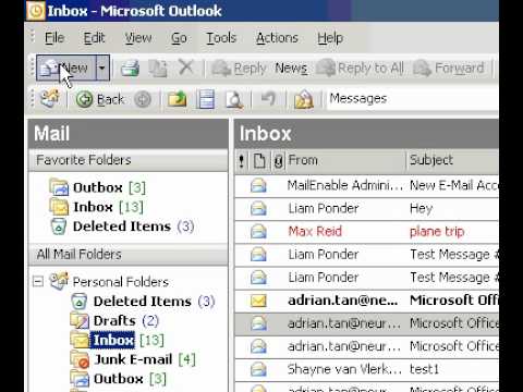 Microsoft Office Outlook 2003 Baskı İletileri Kişiler Veya Görevler Listesini Resim 1