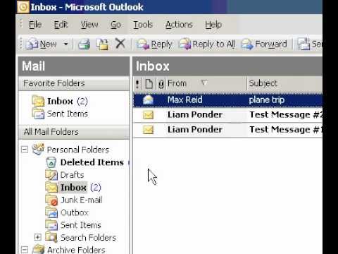 Microsoft Office Outlook 2003 İçin Tüm İletileri Hakkında Haberdar Olmak Resim 1