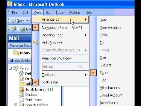 Microsoft Office Outlook 2003 İleti Üstbilgisi Gizlemek Resim 1
