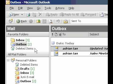 Microsoft Office Outlook 2003 My Internet Çağrısı Komutu Kayboldu