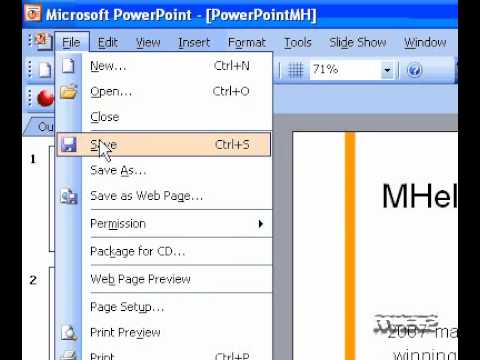 Microsoft Office Powerpoint 2003 Ayarla Veya Bir Web Sayfasının Sayfa Başlık Çubuğunu Değiştirme Resim 1