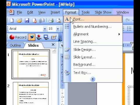 Microsoft Office Powerpoint 2003 Ekle Veya Kaldır Metinden Bir Kabartma Etkisi Resim 1