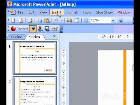 Microsoft Office Powerpoint 2003 Yinelenen Bir Sununun İçindeki Slaytları Resim 1