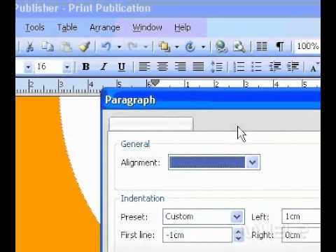Microsoft Office Publisher 2003 Bir Sonraki Bağlantılı Metin Kutusundan Yeni Bir Paragraf Başlatmak