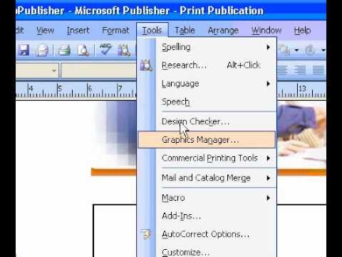 Microsoft Office Publisher 2003 Otomatik Olarak Seçme Veya Biçimlendirme Bir Sözcüğün Tamamını Resim 1