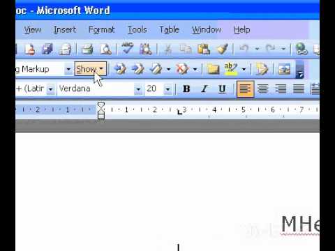 Microsoft Office Word 2003 İnceleme İzlenen Değişiklikleri Ve Yorumlar Ve Her Öğe Sırayla Gözden Geçirme