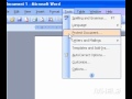 Microsoft Office Word 2003 Ayarla Varsayılan Dosya Biçimi İçin Yeni Belge Kaydederken