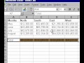 Microsoft Office Excel 2000 Alt Çizgi Veri
