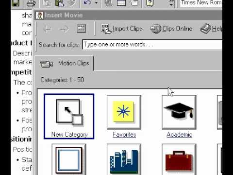 Microsoft Office Powerpoint 2000 Kullanım Film Küçük Resim Galerisi