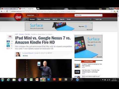 İpad Mini Vs Google Nexus 7 Vs Kindle Fire Hd